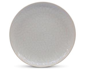 Set of 4 Salt & Pepper 26.5cm Adam D'Sylva Stoneware Plate - White