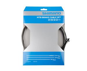 Shimano MTB Brake Cable Set - Black - Black