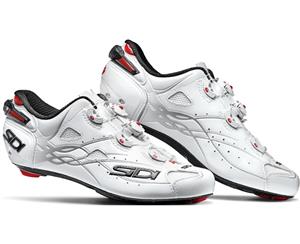 Sidi Shot Road Bike Shoes White/White Black Liner