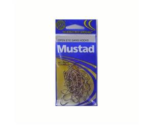 Size 2/0 Mustad 4202bln M.T Point Gang Hooks Chem Sharp Qty 40 Fishing Hooks