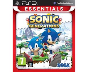 Sonic Generations (Essentials) Game PS3