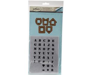 Spellbinders Stamp & Die Set-Alpha Bits