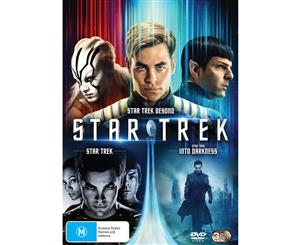 Star Trek / Star Trek Into Darkness / Star Trek Beyond Box Set DVD Region 4