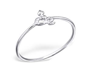 Sterling Silver Snake Midi Ring