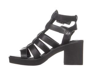 Steve Madden Womens Clue Leather Open Toe Casual Strappy Sandals