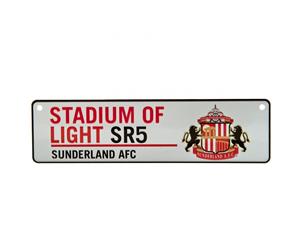 Sunderland Afc Official Window Sign (White) - TA1491