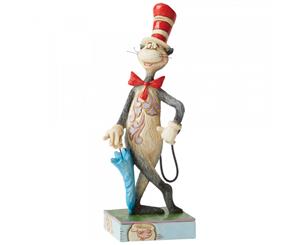 The Cat in the Hat With An Umbrella Figurine