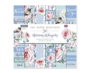 The Paper Boutique Morning Whispers 8x8 Embellishments Pad.