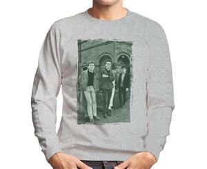 The Smiths In Manchester At Salford Lads Club Distressed Frame Men's Sweatshirt - Heather Grey