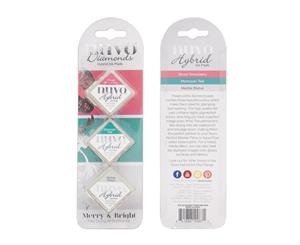 Tonic Studios - Nuvo Diamond Hybrid Ink Pads 3 pack - Merry & Bright