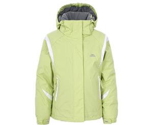 Trespass Youths Girls Vanetta Zip Up Waterproof Ski Jacket (Pear) - TP2085