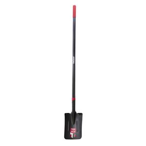 Trojan Long Fibreglass Handle Square Mouth Post Hole Shovel