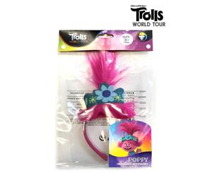 Trolls 2 Poppy Headband With Hair and Crown Child Accessory