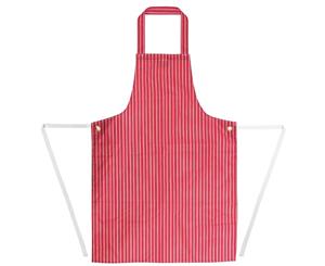 Whites Waterproof Bib Apron Red Stripe