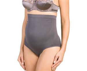 Women's Naturana Seamless Maternity Brief - Dark Grey