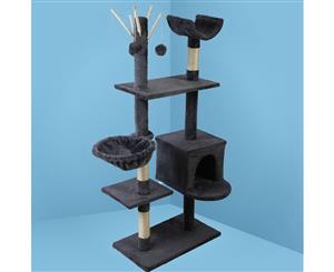 i.Pet Cat Tree Trees Scratching Post Scratcher Tower Condo House Furniture Wood 140cm