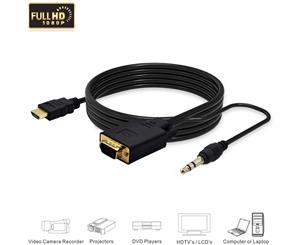 1.8 Metre Digital HDMI to Analogue VGA Converter Cable