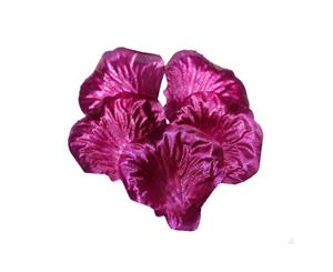 240 Metallic Purple Rose Petals 5x5cm Weddings Valentines Day Party Theme