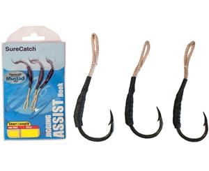 3 Pack of Surecatch Short Length Jigging Assist Hooks - Rigged with Mustad Hooks