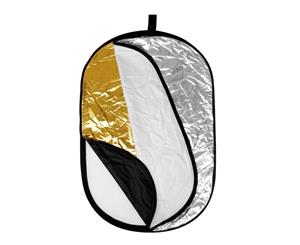 5-in-1 Collapsible Light Reflector Disc 90cm x 60cm