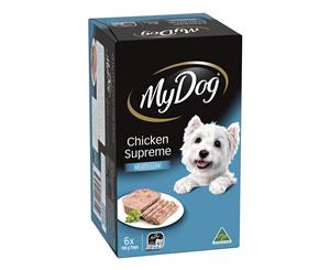 6 x My Dog Meaty Loaf Chicken Supreme Trays 100g