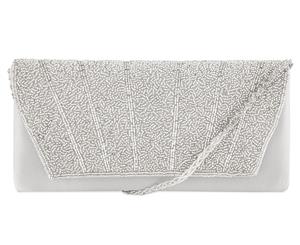 Adrianna Papell Irisa Clutch - Silver