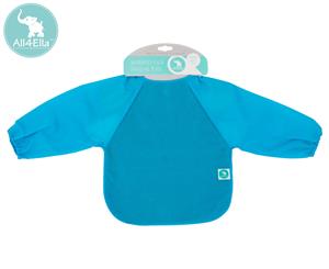 All4Ella Long Sleeve Bib - Blue