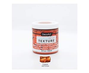 Americana Decor Texture Metallics 8oz - Copper