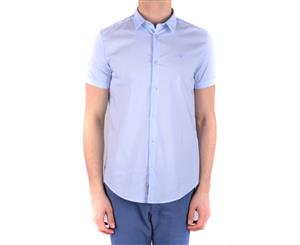 Armani Jeans Men's Shirt In Light Blue