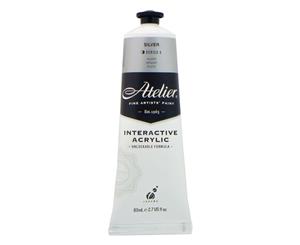 Atelier Interactive Acrylic Paint 80ml S4 - Silver