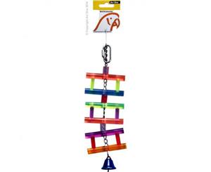 Avi One Bird Toy Acrylic Ladder with Bell