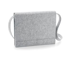 Bagbase Felt Messenger Bag (Grey Melange) - RW7090