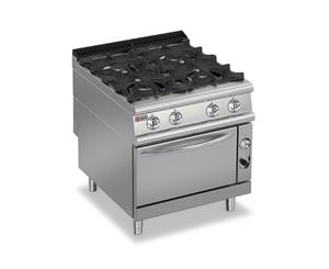 Baron Four Burner Gas Cook Top With Gas Oven