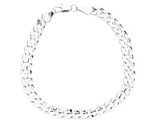 Bling Armband - CUBAN Chain 7mm silver - Silver