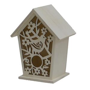 Boyle Birdhouse With Hinged Roof