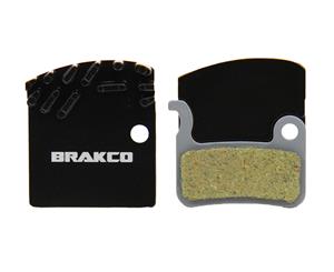 Brakco Organic Disc Pads With Heat-dissipation Fin For Shimano Xtr XTR Before 2011