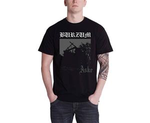 Burzum Mens T Shirt Aske Album Band Cover Official - Black