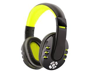 Catzon V8 Bluetooth Gaming Headset Headphones with Microphone For Stereo Earphones Deep Bass - Yellow