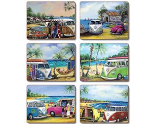 Cinnamon Placemats Cork Backed Set of 6 - Kombi