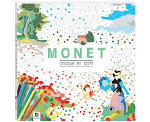 Colour By Dots Monet Colouring In Book