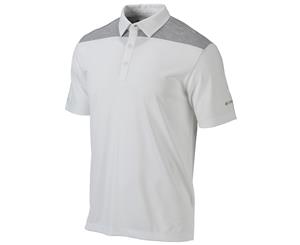 Columbia Golf Omni-Wick Utility Polo - White - Mens