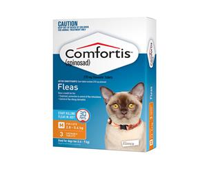 Comfortis Cat Orange 2.7 - 5.4kg 3 Pack