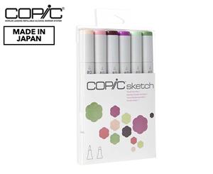 Copic Sketch Set Floral Favourites 1 6pk - Multi