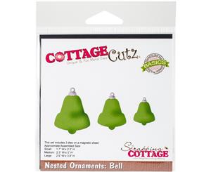 CottageCutz Basics Dies 3/Pkg-Bell Largest 2.9&quotX3.8"