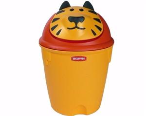 Curver Rubbish Waste Bin (Tiger Theme)