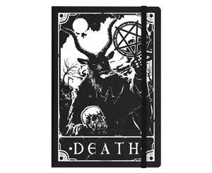 Deadly Tarot Death A5 Hard Cover Notebook (Black) - GR1709