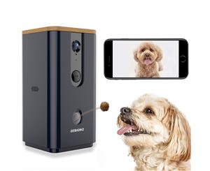 Dog Camera & Interactive Treat Dispenser Black