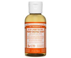 Dr. Bronner's Pure-Castile Liquid Soap Tea Tree 59mL