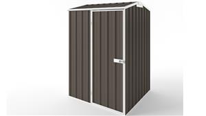 EasyShed S1515 Tall Gable Roof Garden Shed - Jasmine Brown