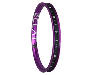 Eclat BMX Rim - Bondi Logo - 20 x 1.75 - Straight Wall - 36H - Sandblast Purple